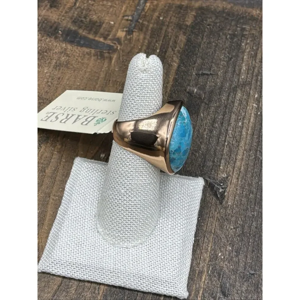 Barse Lure Ring- Turquoise - Copper- 6.75-NWT
